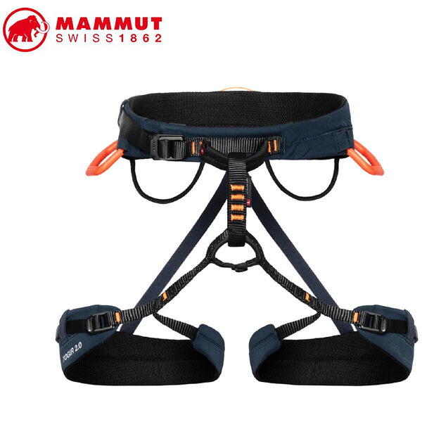 MAMMUT 2020-01050 Togir 2.0 3 Slide Harness Men marine Climbing Gear マムート メンズ ハーネス ネイビー MAM2020010505118｜ハイカム　店