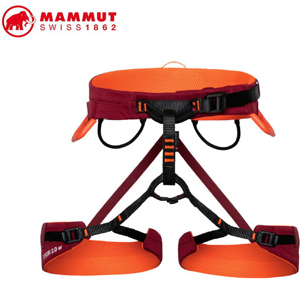 MAMMUT 2020-01060 Togir 2.0 3 Slide Harness Women blood red Climbing Gear マムート ユニセックス ハーネス オレンジ MAM2020010603715｜ハイカム　店