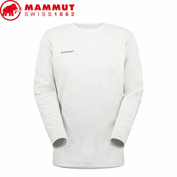 マムート MAMMUT ユニセックス フリースシャツ Dyno 2.0 ML Crew Neck AF アジアンフィット white melange MAM1014049700495|ハイカム 店