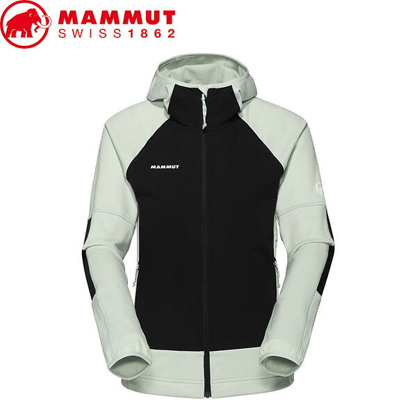 マムート MAMMUT レディース ジャケット Massone ML Hooded Jacket Women silver sage-black MAM1014062001300｜ハイカム　店