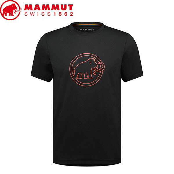 マムート MAMMUT メンズ 半袖Tシャツ QD Logo Print T-Shirt AF Men アジアンフィット black PRT4 MAM10170201200413