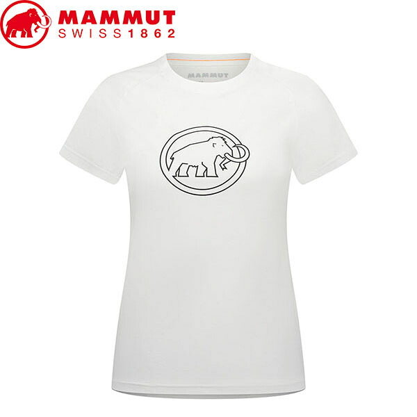 マムート MAMMUT レディース Tシャツ QD Logo Print T-Shirt AF Women アジアンフィット white PRT4 MAM10170202200541