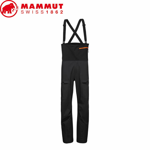 マムート MAMMUT メンズ ビブパンツ Haldigrat HS Bib Pants Men black アウトドア 山歩き MAM1020134410001