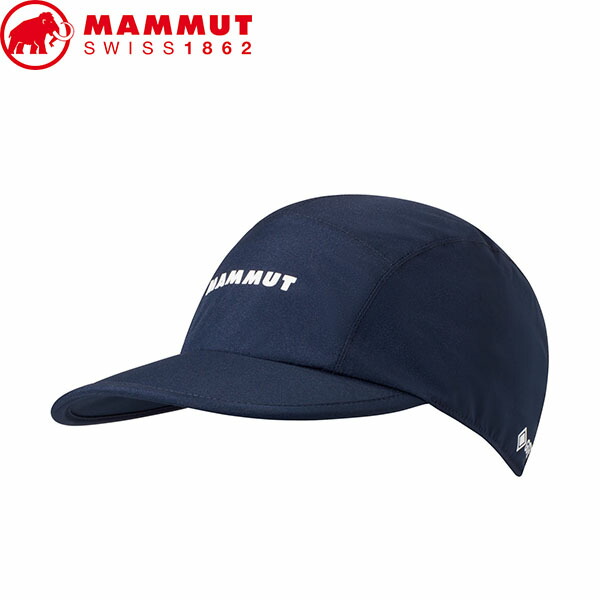 マムート MAMMUT メンズ レディース 帽子 キャップ Climate Gore-Tex Cap AF アジアンフィット marine MAM1191019605118