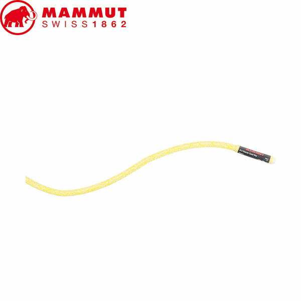 マムート MAMMUT ロープ クライミング用品 6.0 Glacier Cord Dry 30m yellow melange クライミングロープ 登山 山登り MAM2010056501241