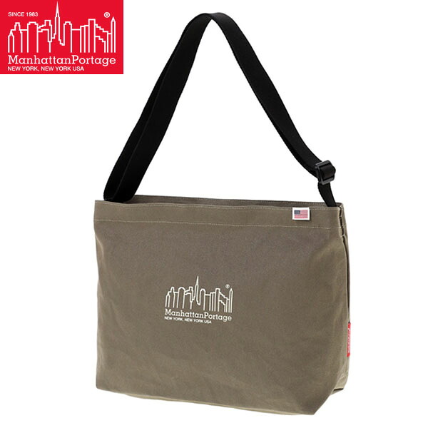 マンハッタンポーテージ ショルダーバッグ Manhattan Portage Clearview Shoulder Bag Canvas Brown キャンバス MP1482CNVSBRN