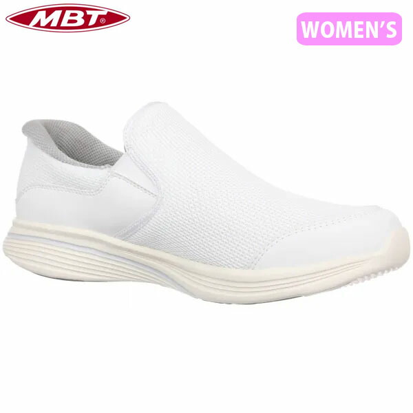 MBT エムビーティー レディース シューズ 靴 空想科学小説-MODENA IV SLIP ON WHITE 横すべり＆填まる MBT70367716Y