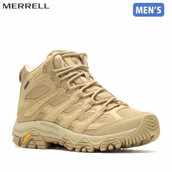 メレル MERRELL メンズ 山登り靴 山歩きシューズ トレッキングシューズ モアブ 3 シンセティック ミッド ゴアテックス はたご屋感覚/はたご屋感覚 透湿雨合羽 MERJ500431