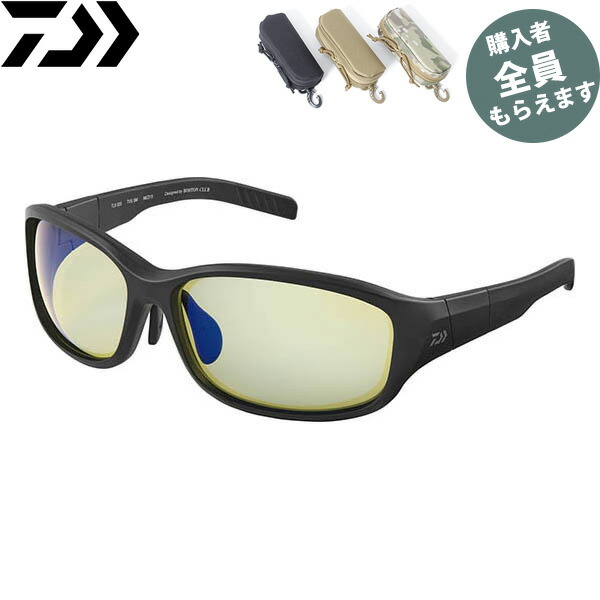 DAIWA 黒眼鏡【メガネ入れもの差し上げ物】  TLX 025 タレックス偏光水呑み イーズグリーンブルーミラー 御釣り 沖釣り ダイワ PRDIW4550133665141