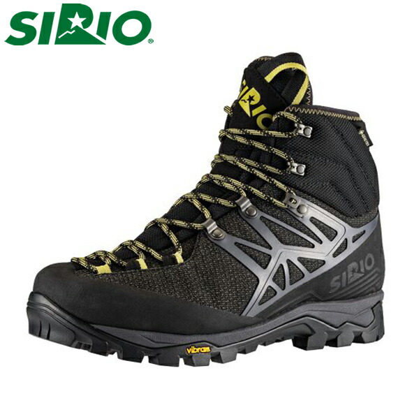 SIRIO P.F.46-4 ブラック ユニセックス ハイカット ブーツ シューズ 登山靴 日本人専用 シリオ SIRPF46-4BLACK