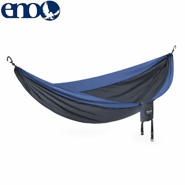 イーノ ENO ハンモック 1人用 SingleNest Hammock Charcoal/Denim キャンプ アウトドア ENO0811201019902