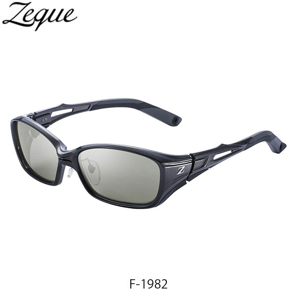 Zeque ZEAL OPTICS ゼクー ジールオプティクス 偏光サングラス Devon デヴォン F-1982 GUNMETAL ガンメタル TRUEVIEW SPORTS×SILVER MIRROR GLE4580274169536