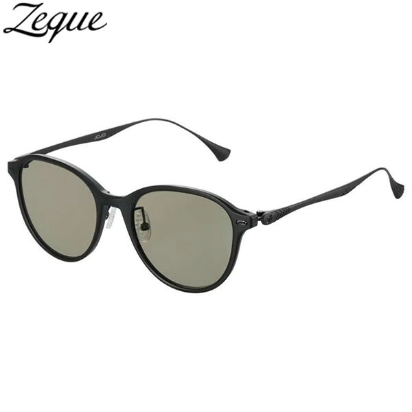 Zeque ゼクー 偏光サングラス F-2320 ジョジョ #マットブラック/ブラック TVS TALEX タレックス ジールオプティクス ZEAL OPTICS GLE4580274177449｜ハイカム　店