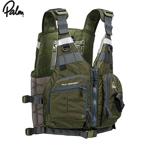 パーム Palm 固型式ライフジャケット PFD Kola Angler コラアングラー Olive L3-KA23 ISO承認品 カヌー カヤック 高階救命器具 PALL3KA23OLV