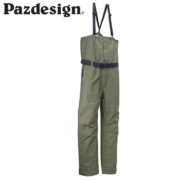 パズデザイン Pazdesign PBR-047 ブレスシェード3レイヤーレインパンツII オリーブ 透湿雨合羽 魚釣り アウトドア PAZPBR047OLV