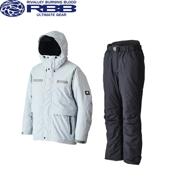 リバレイ 7728 RBB オールウェザーウォームスーツ ライトグレー RBB 双進 RBB7728RGRY|ハイカム 店