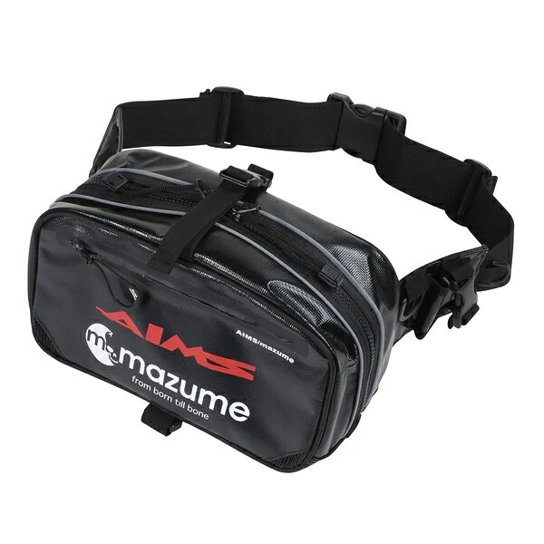 マズメ MZBK-328 mazume×AIMSWetStyleWaistBag ブラック バッグ mazume オレンジブルー MZM4562185286007