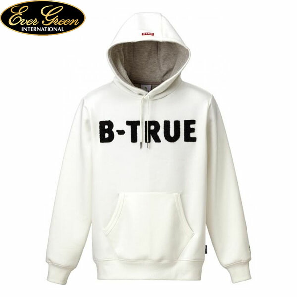エバーグリーン EVERGREEN パーカー フーディー B-TRUE プレミアムプルパーカー ホワイト 釣り フィッシング タウンユース AZREVG394|ハイカム 店