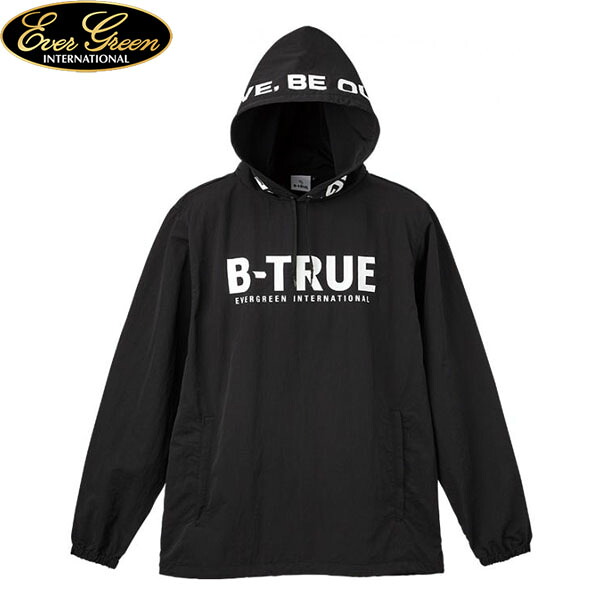 エバーグリーン EVERGREEN パーカー フーディー B-TRUEパッカブルプルパーカー ブラック/BK コンパクト 釣り フィッシング タウンユース AZREVG409