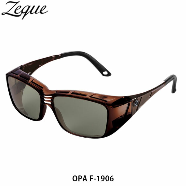 ゼクー Zeque 偏光サングラス 偏光グラス Opa オーパ F 1906 Clear Brown Trueview Sports 釣り フィッシング ジールオプティクス Zeal Optics Gle 96 以上節約