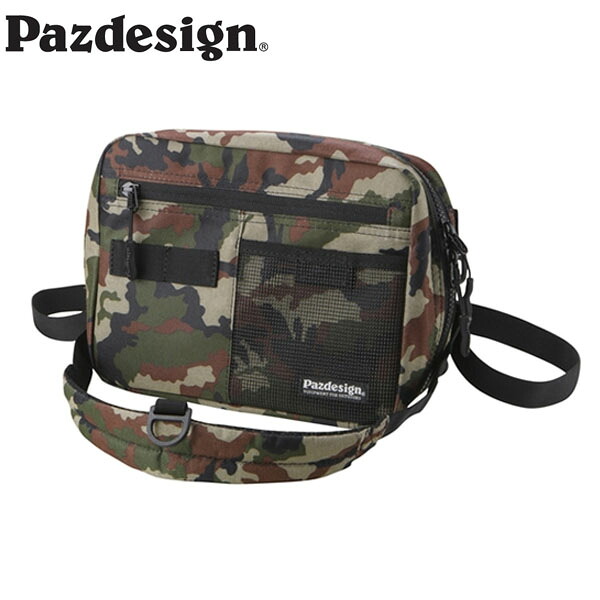 パズデザイン Pazdesign チェストパック ショルダーバッグ コンバチチェストパック カーキカモ PAC-388 釣り フィッシングバッグ PAZPAC388KHCM