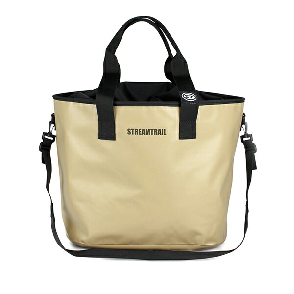 流れトレイル パ毛革 トートバッグ 雨合羽 StreamTrail Puffer Sand STR4542870659910