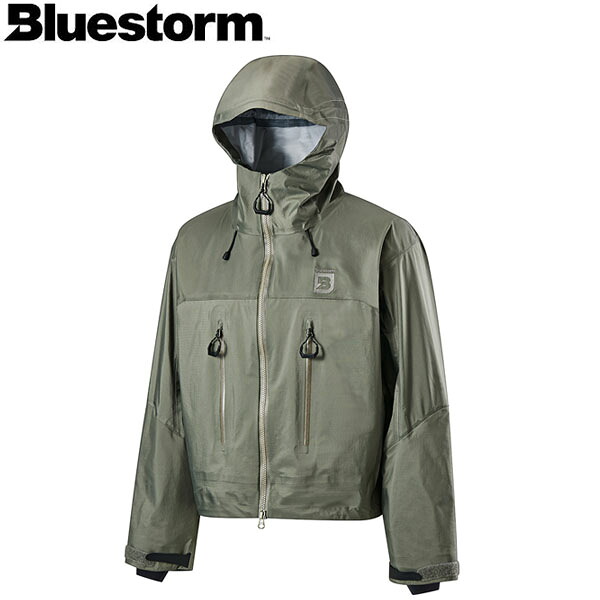 青味暴風 BLUESTORM レインジャケット フィッシングジャケット ポンティアス ウェーディングジャケット 地びた緑であること BSJ-SRJ1R 高階救命物の具 BLUBSJSRJ1REGR