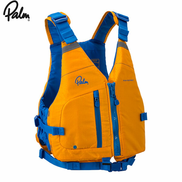 パーム Palm 固型式ライフジャケット PFD Meander ミアンダー マンゴー カヌー カヤック 12641 高階救命器具 PAL12641MNG|ハイカム 店