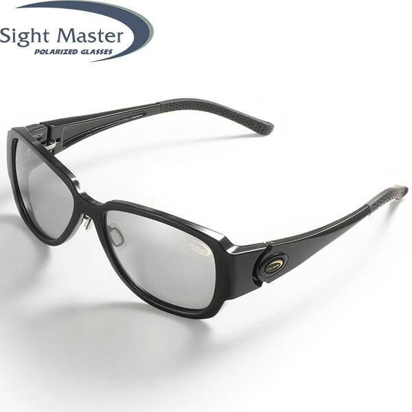 サイトマスター Sight Master 偏光サングラス 釣り メガネ ラクリマブラック LG/シルバーミラー(SWRレンズ) 6カーブ アウトドア SIG775132152201｜ハイカム　店