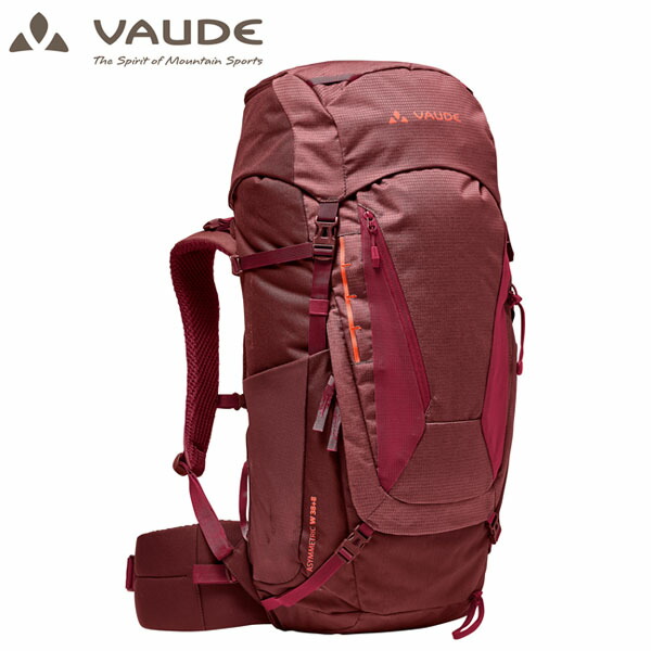 VAUDE ファウデ ウィメンズ アシンメトリック Women'sAsymmetric38+8 トレッキング ツーリング dark cherry（2610） VAU159422610