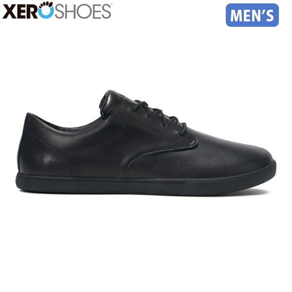 ゼロシューズ XEROSHOES メンズ スニーカー グレンドレス Black ブラック スムースレザー タウンユース カジュアル XERGLDMBLCK｜ハイカム　店
