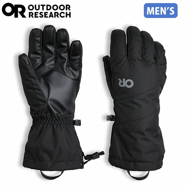 アウトドアリサーチ OUTDOOR RESEARCH メンズ 手袋 アドレナリン グローブ ブラック アウトドア OR19846403001