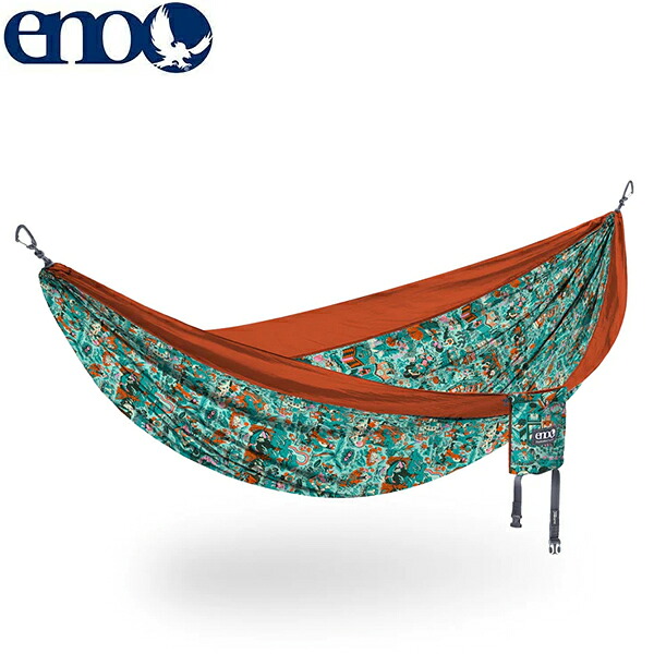 イーノ ハンモック ENO Z-IGC-DNP Hammocks DoubleNest Print - Giving Back In Good Company | Poppy ENO0850026605990