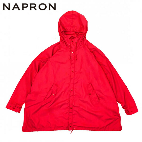 ナプロン NAPRON NP-JK33 パーカー MILITARY BIG PARKA RED NPJK33RE