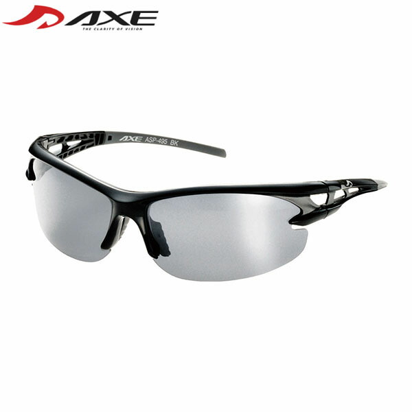 AXE アックス 偏光サングラス SBK/SMK/SVM ASP495 マルチスポーツ AXEASP495BK