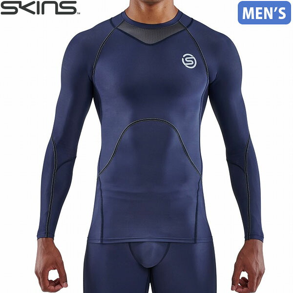 スキンズ SKINS SERIES-3 メンズ トップス ロング捩り 米国海軍 コンプレッションウェア 運動競技お召しもの 形づくるお召しもの SKI18121310098 スポーツウェア・アクセサリー-スポーツ用インナー