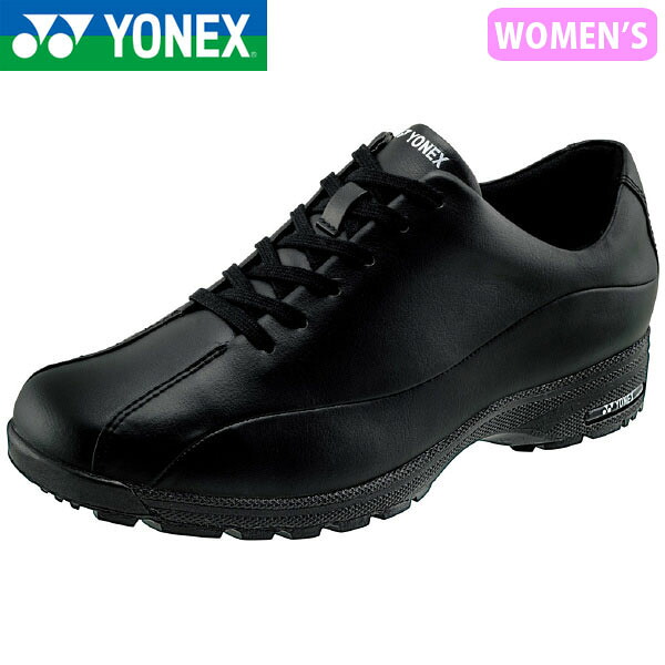 ヨネックス YONEX レディース パワークッションL21N ブラック ウォーキングシューズ スニーカー 軽量 衝撃吸収 ファスナー 撥水 抗菌防臭 YONSHWL21N007