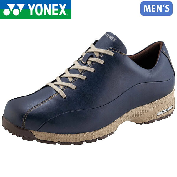 ヨネックス YONEX メンズ パワークッションM21N ネイビーブルー ウォーキングシューズ スニーカー 軽量 衝撃吸収 撥水 防滑 全天候 雨 抗菌防臭 YONSHWM21N019