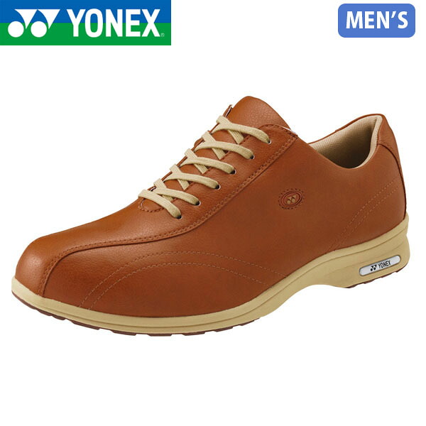ヨネックス YONEX メンズ パワークッションMC30 オレンジブラウン ウォーキングシューズ スニーカー 軽量 衝撃吸収 撥水 抗菌防臭 滑りにくい YONSHWMC30555