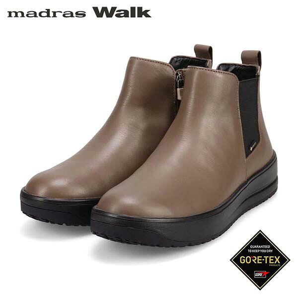 マドラスウォーク レディース MWL1038 OAK ゴアテックス 防滑サイドゴアショートブーツ MWL1038 madrasWalk MADMWL1038OAK