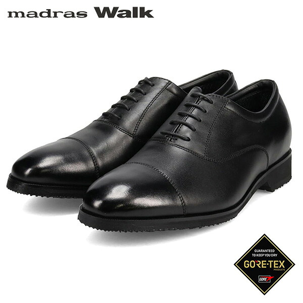 マドラスウォーク メンズ SPMW8000 BLACK ゴアテックス ストレートチップ ビジネスシューズ SPMW8000 madrasWalk MADSPMW8000BLA 14,407円