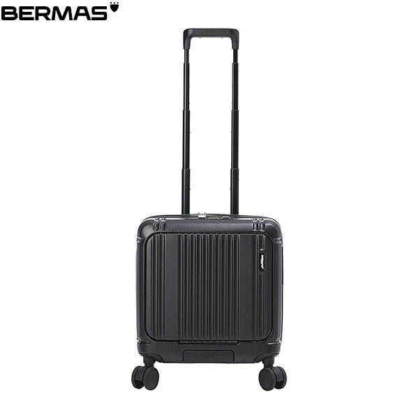 バーマス BERMAS キャリーケース スーツケース INTER CITY2 PRO ワンタッチフロントオープン39c マットブラック カジュアル 出張 旅行 BER6056510