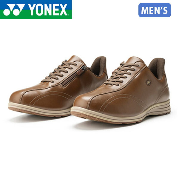 ヨネックス YONEX メンズ ウオーキングシューズ 力強さ座蒲団M130W 赤銅色 YONSHWM130W015