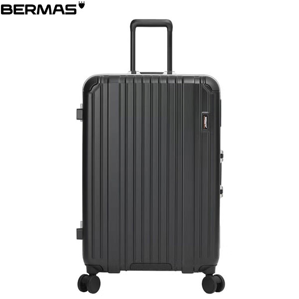 バーマス BERMAS キャリーケース スーツケース 静音キャスター BM HERITAGE3フレーム66cm 92L ブラック トラベル カジュアル 出張 旅行 静か BER6054510|ハイカム 店
