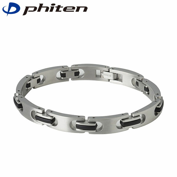 ファイテン Phiten ブレスレット ハードコート チタンブレス メタックス スリム 19cm PHIJX923005