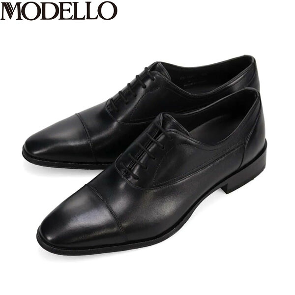 モデロ MODELLO メンズ 紳士靴 革靴 ビジネスシューズ 本革 フォーマル 通勤 冠婚葬祭 DM1601 BLA 抗菌加工 マドラス madras MODDM1601BLA