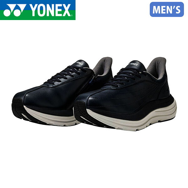 ヨネックス YONEX メンズ ウォーキングシューズ スニーカー 力強さ座布団 M128 ネイビーブルー YONSHWM128019