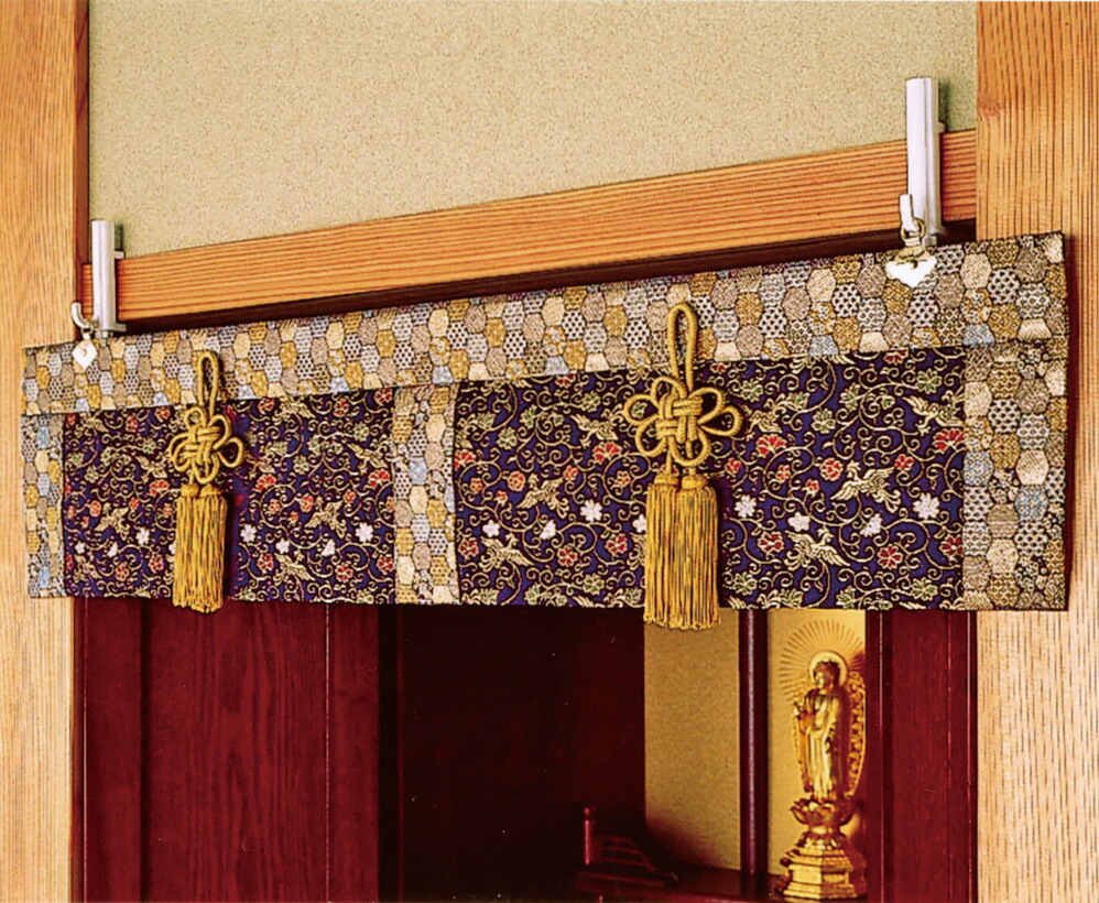 【楽天市場】御簾 豪華金襴 みす 仏壇前 日本製 法事 法要 和風 民芸和家具:ヒマラヤネット~家具&インテリア