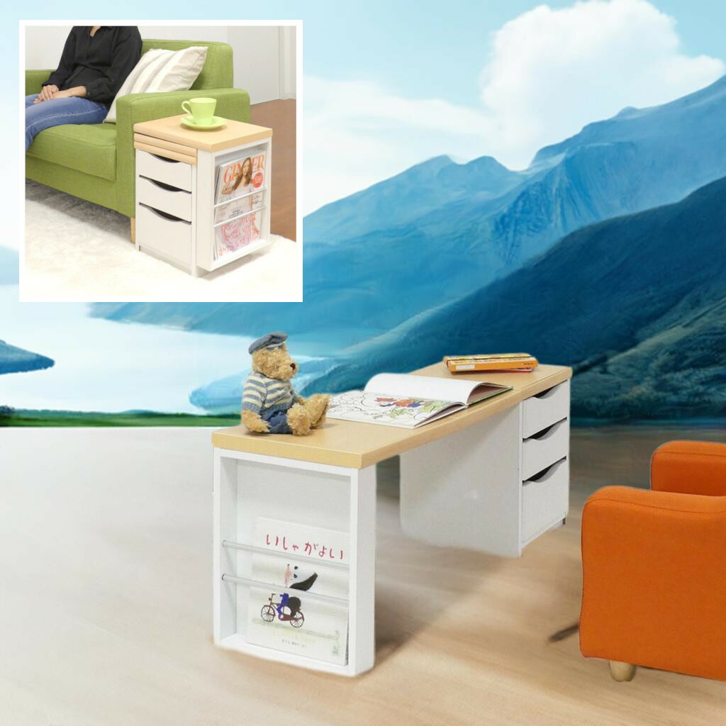 楽天市場】オークヴィレッジ 折りたたみ小机 文机 ローテーブル 木製