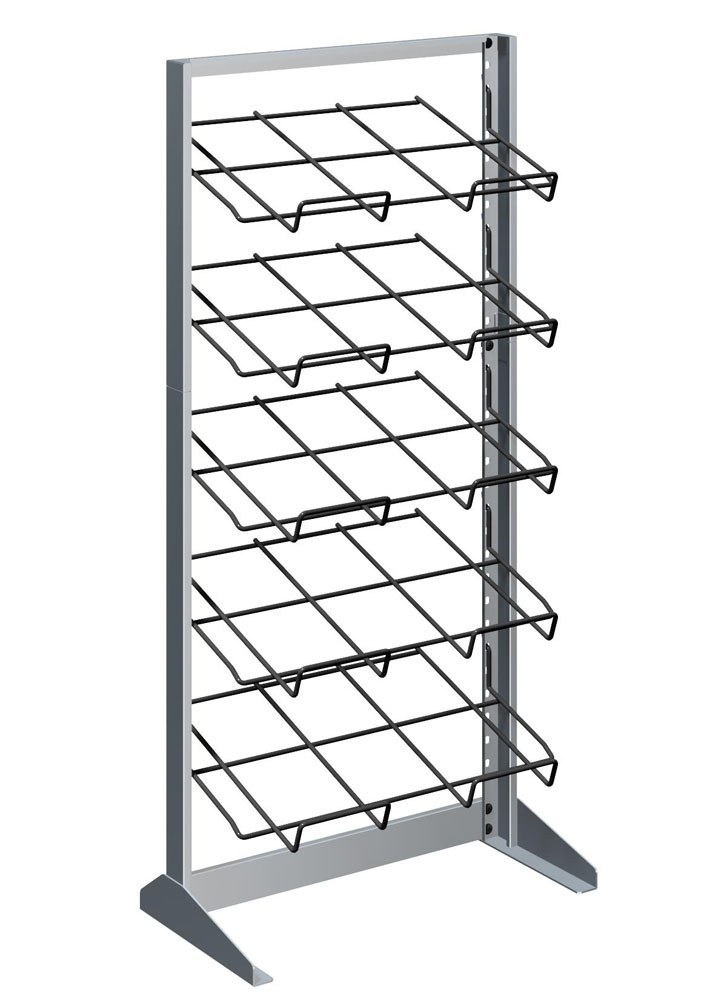 楽天市場】マガジンスタンド マガジンラック 4段 カタログラック